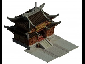 ancient capital architecture - imperial college Modèle 3D