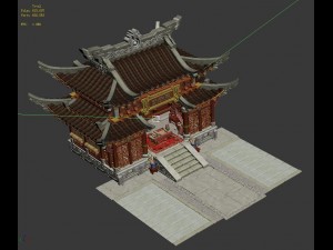 ancient capital architecture - imperial college Model 3D