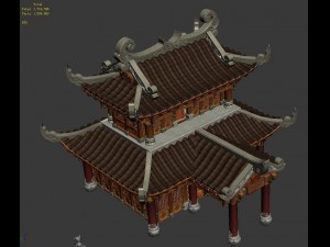 ancient capital architecture - capital city prime minister 3D 模型