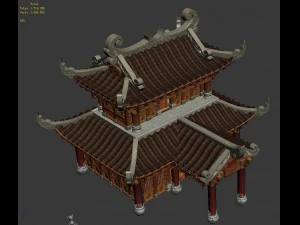 ancient capital architecture - capital city prime minister 3D Model