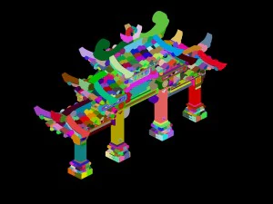 ancient capital building - arch 3D Model