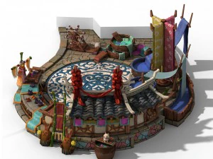 jiaxing stad - stoffenwinkel 3D Model