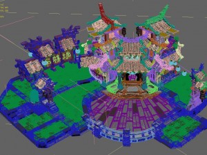 jiaxing city - yanyu lou 3D Model