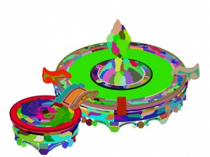 kunlun - square big base 01 3D Model