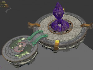 kunlun - square big base 01 3D Model