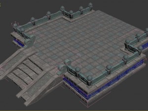 kunlun - square big base 02 3D मॉडल