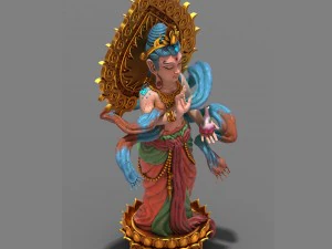 the great buddha statue 02 3D Model