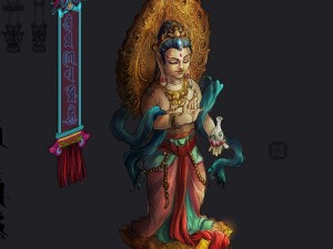 the great buddha statue 02 3D Model