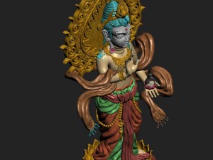 the great buddha statue 02 3D Model