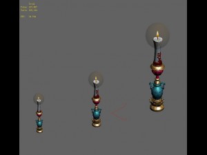 lee pagoda - lighthouse - candlestick Modèle 3D