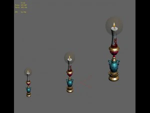 lee pagoda - lighthouse - candlestick 3D Model