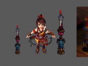 lee pagoda - lighthouse - candlestick Modèle 3D