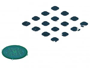 lee pagoda - surface 03 3D Model