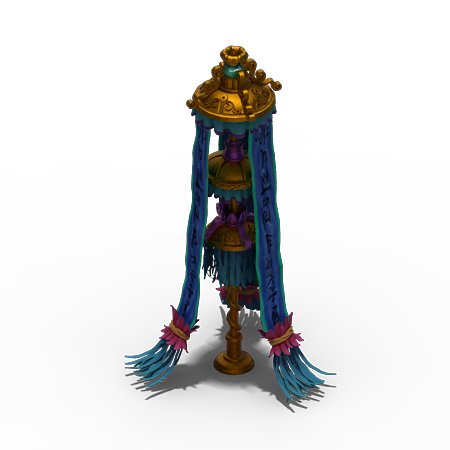lee pagoda - the second floor - banner 3D 모델 .c4d .max .obj .3ds .fbx .stl .blend 