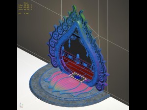 pagoda - buddha 3D Модель