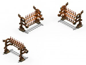 lei fengta - candle lighthouse 3D Model