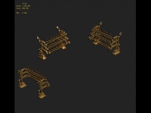 lei fengta - candle lighthouse Model 3D