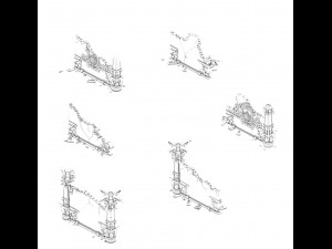 leifeng tower - the sixth floor partition 02 Modelo 3D