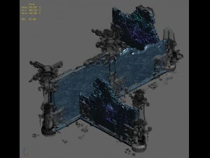 leifeng tower - the sixth floor partition 04 3D Model