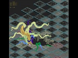 lei pagoda - floor hole - vines 3D 模型