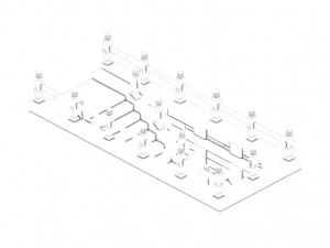 lei pagoda - stairs 3D Model