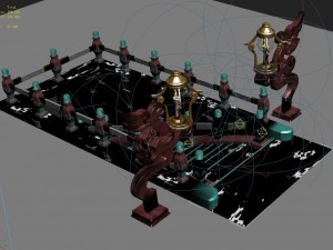 lei pagoda - stairs 3D 모델
