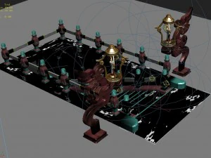 lei pagoda - stairs 3D Model
