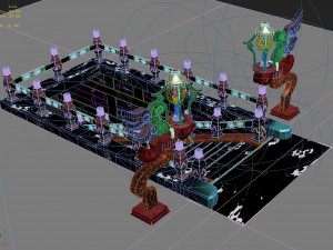 lei pagoda - stairs 3D 모델