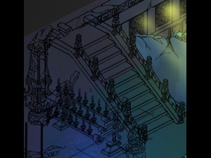 lei pagoda - stairs 06 3D Modell