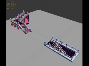 lei pagoda - stairs 07 3Dモデル
