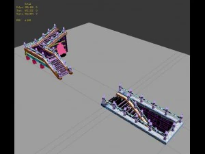 lei pagoda - stairs 07 3D Model