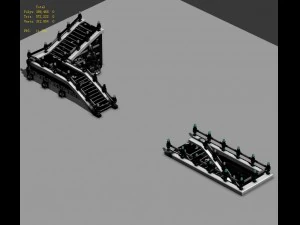 lei pagoda - stairs 07 3D Model