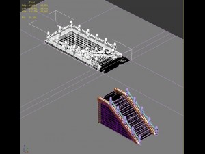 pagoda - stairs 09 3D Model