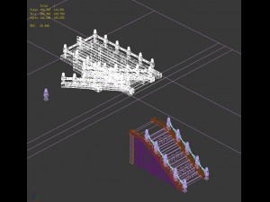 pagoda - stairs 09 3D Model