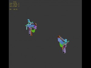 lee pagoda - staircase door Modèle 3D