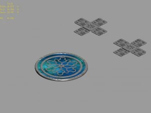 lei fengta - the third floor of the surface jade plate 3D Model