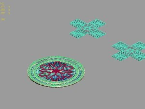 lei fengta - the third floor of the surface jade plate 3D Model
