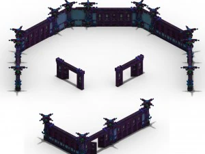 lei fengta - fifth floor wall 3D Model