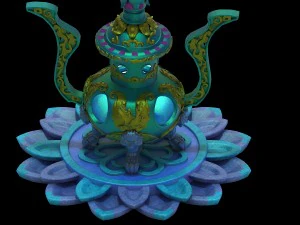 lee pagoda - fifth floor debris - incense burner 3D Model