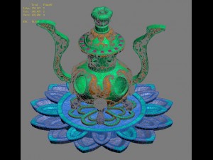 lee pagoda - fifth floor debris - incense burner 3D 模型