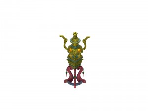 lee pagoda - incense burner 01 3Dモデル