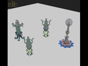 pagoda - censer - candlestick 3D-Modell