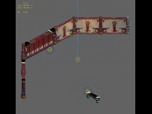 lei fengta - the first floor of the wall - debris Modelo 3D