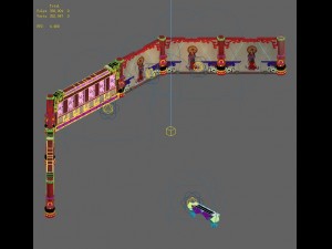 lei fengta - the first floor of the wall - debris Modelo 3D