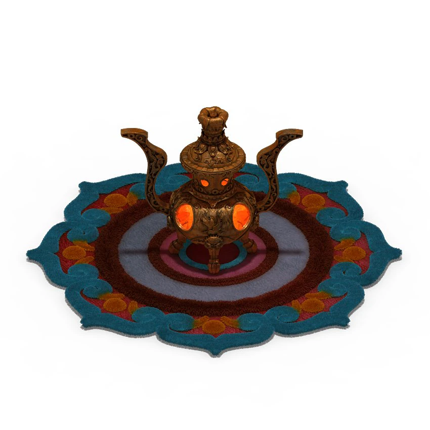 lei fengta - the first floor incense burner 3D Model .c4d .max .obj .3ds .fbx .stl .blend