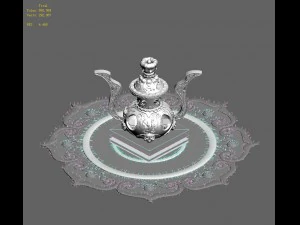 lei fengta - the first floor incense burner 3D Model
