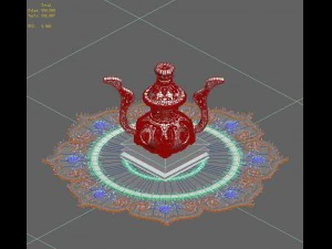 lei fengta - the first floor incense burner 3D Model
