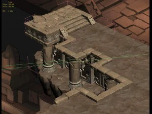 beastmaster - underground wall 3D Model