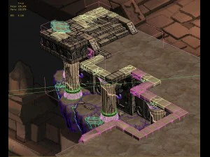 beastmaster - underground wall 3D Model