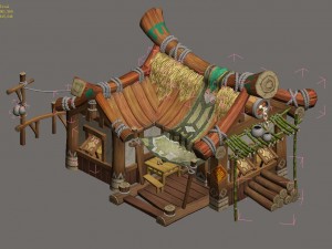 small apricot - wild house 3D Model